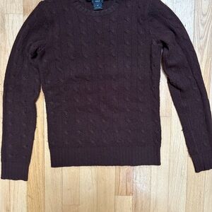 Ralph Lauren women’s  Dark Brown Crewneck Sweater